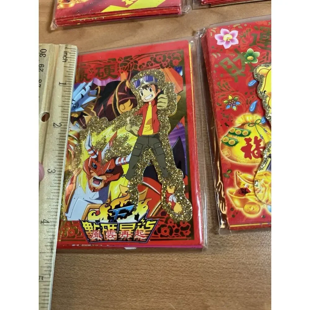 Bundle Of 9 Packs Of Chinese Disney Plus Anime Mini Envelopes Christmas 4x3”